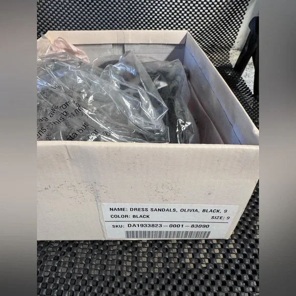 JustFab Black Crisscross Heels - Picture 10 of 11